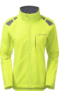 Damen Fahrradjacke wasserdicht atmungsaktiv Warnschutz gelb - Night Eagle - Bild 1 von 8