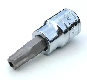 US PRO T45 Tamper Sicherheit Torx Stecker Buchse 48mm Länge 3/8" Antrieb Dr. Tool TX45 - Bild 1 von 1