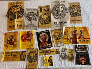 15+ Pubblicità Giornale Musicale Disney Re Leone Broadway RARO - Foto 1 di 1