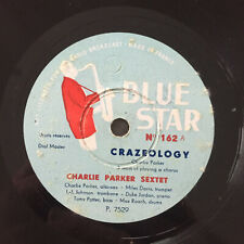 CHARLIE PARKER: Crazeology / Relaxing at ... (F Blue Star 162 /10"/Schellack/NM)