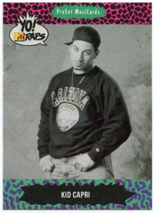 KID CAPRI ProSet YO! MTV Raps CARD 1991 USA 1st Ed. 34Yrs! RARE VINTAGE - Picture 1 of 2