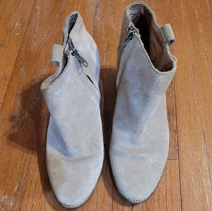 Madewell Womens Size 7 "Millie" Tan Suede Bootie - Picture 1 of 9