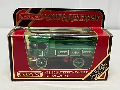 Matchbox Models of Yesteryear Y18 1918 Atkinson Model D Steam Wagon Limited Ed - Image 1 of 4