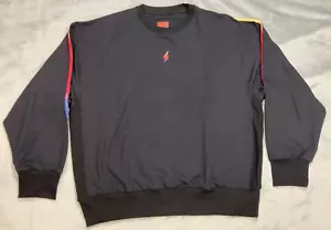 J Balvin Rio Two Piece Three Pocket Track Suit - Black - Men’s Lrg - Lightning - Picture 1 of 9