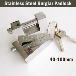 High Security Container Padlock Garage Trailer Heavy Duty Lock Box Pad Shutter - Picture 1 of 12