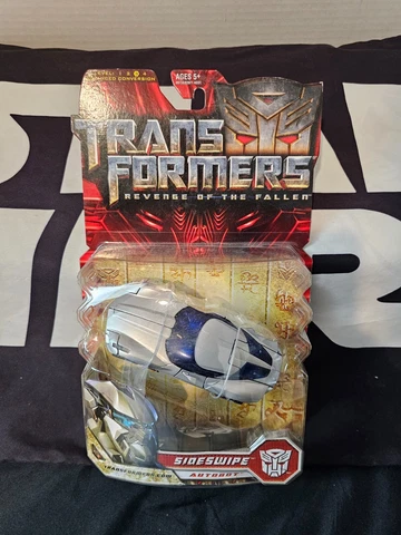 Sideswipe Advanced 2008 TRANSFORMERS Revenge of the Fallen Deluxe Class MOC Cover