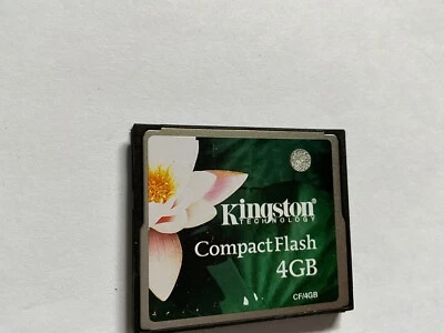  1pcs 4gb Kingston Compactflash memory card for NIKON CANON CFI - Image 1 of 2