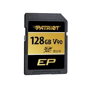 Patriot V90 SDXC UHS-II U3 Class 10 SD Card 128GB