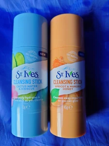 St Ives 1x Apricot and Manuka honey cleansing stick 1 x Cactus Water & Hi 45gea - Picture 1 of 6