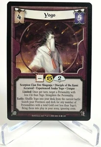 Yogo Legend of the Five Rings L5R CCG Personality Dawn of the Empire NM - Picture 1 of 2