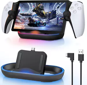 Charging Stand for PS Portal Remote Player, Portable Charge Dock Station with 14 - Picture 1 of 12