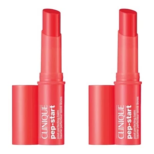 CLINIQUE PEP-START POUT PERFECTING LIP BALM TANGERINE 3.6G X2 - BRAND NEW - Picture 1 of 3