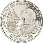[#385429] Coin, Cook Islands, Elizabeth II, 50 Dollars, 1990, Franklin Mint, MS(