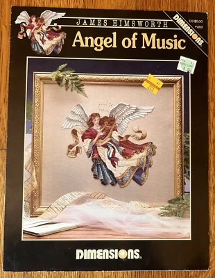Dimensions James Himsworth "Angel of Music" Cross Stitch Pattern - Image 1 of 2