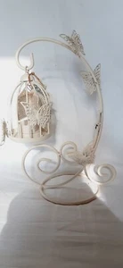 Candle Holder Metal Candlestick Tealight Hanging Lantern Bird Cage Home TAG - Picture 1 of 8