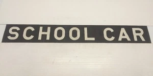 Skegness Depot Vintage Leinen Bus Jalousie 40 Zoll - Schulauto - Bild 1 von 1