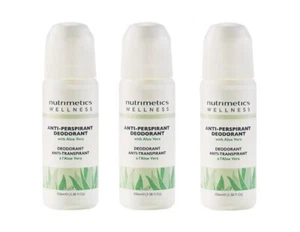 Nutrimetics Wellness Anti-Perspirant Deodorant 100ml x 3 rrp $60 - Picture 1 of 1