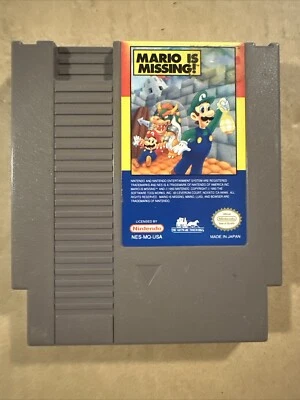 Mario is Missing (Nintendo Entertainment System, 1993) Tested Authentic Game - Image 1 of 4
