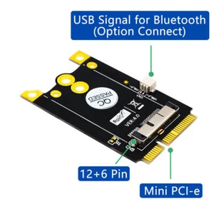Mini PCI-E to 12+6 Pin WiFi Converter Board mPCI-e Wireless WLAN Adapter Module - Bild 1 von 7