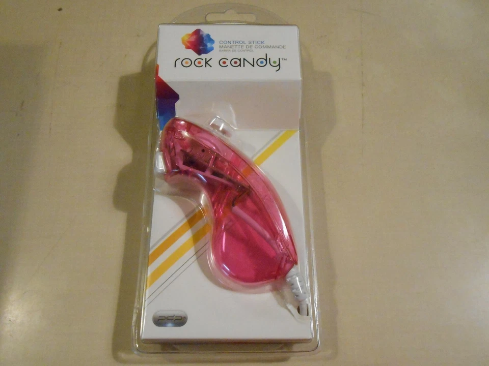 Pink Rock Candy PDP Control Stick for Nintendo Wii/Wii U Nunchuk NEW/SEALED - Image 1 of 1