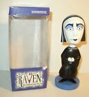 Vintage 2000 RAVEN the Nodding Goth Girl Nodder Bobble-Head Halloween In Box