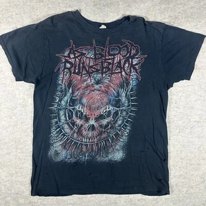 As Blood Runs Black Band T-Shirt Herren L Schwarz Kurzarm Rundhals Goth Y2K - Bild 1 von 12