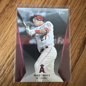 2017 Topps Chasing 600 On Demand Mike Trout 1/10 - Picture 1 of 6