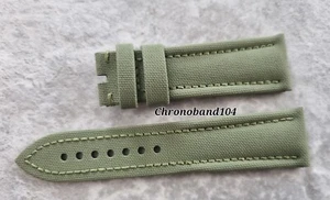 Correa de reloj de tela verde genuina OEM Blancpain Fifty Fathoms 23/20 mm NUEVA - Imagen 1 de 6