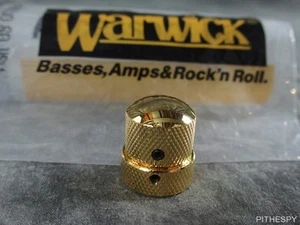 WARWICK GOLD KNOB FOR STACKED POTS TONE VOLUME THUMB STREAMER BASS PARTS - Picture 1 of 1