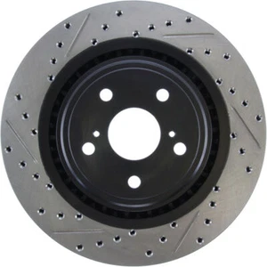 Disc Brake Rotor-Sport Cross-Drilled and Slotted Front Right Stoptech 127.44158R - Picture 1 of 5