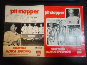 Vintage 2 PIT STOPPER NASCAR Magazine 27.07.79 & 11.07.80 handsigniert - Bild 1 von 6