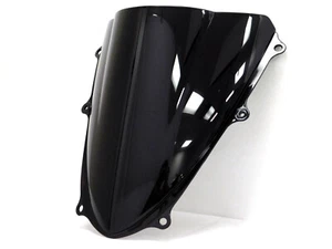 ABS Black Double Bubble Windscreen Windshield for 2009-2016 Suzuki GSXR1000 - Picture 1 of 4