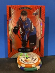 2020-21 Upper Deck Allure - Rookie SP Red Rainbow #149 Bowen Byram (RC)