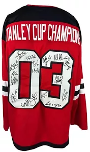 Team autographed signed jersey New Jersey Devils JSA COA - Picture 1 of 5