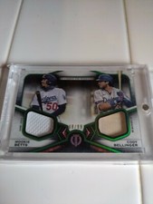 2021 Topps Tribute Dual Relic Card Mookie Betts Cody Bellinger /99