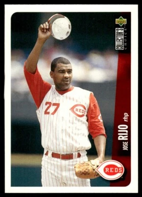 1996 Collector's Choice #113 Jose Rijo Cincinnati Reds - Image 1 of 2