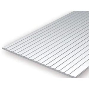 Evergreen 04041 Styrene Clapboard Spacing 0.040 x 6 x 12in / 1mm x 15cm x 30cm - - Picture 1 of 2