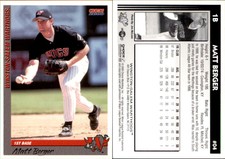 Matt Berger 2000 Choice Winston-Salem Warthogs #04 Card *AutographDen*