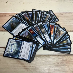 Magic The Gathering 60 Card No Duplicates Bundle ( Blue ) Vintage Set. - Foto 1 di 1