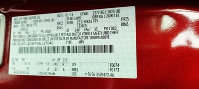 Speedometer Cluster MPH Fits 16 MKC 4025637 - Image 1 of 4