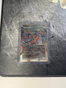 Magic The Gathering Marvel's Spider-Man Foil Trading Card - Picture 1 of 2