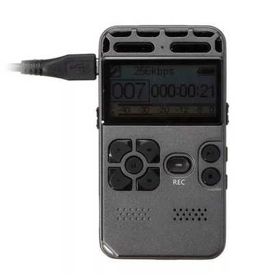 64GB Rechargeable LCD Digital Audio Sound Voice Recorder Dictaphone MP3 Player - Image 1 of 4