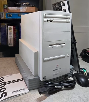 Packard Bell Windows 95 DOS Gaming PC Sound Blaster 16 SATA HD Go Retro Gaming! - Image 1 of 4