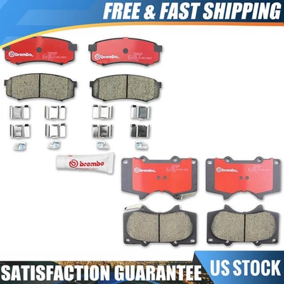 Front & Rear Brembo Ceramic Brake Pads Set Set For 2003-2009 Lexus GX470 - Image 1 of 4