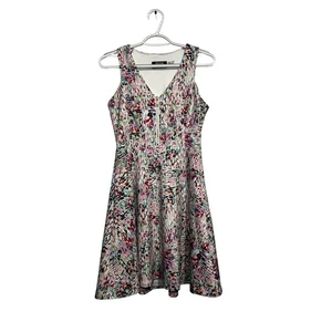 Guess floral a line mini dress womens 4 cottagecore fairycore romantic feminine - Picture 1 of 7