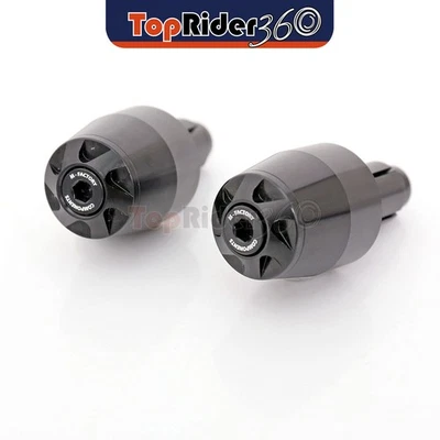 Deslizadores de extremo de barra CNC NEGROS BE2J para Ducati Multistrada DS 1000 MTS 1100 S 04-09 Foto 1 de 4