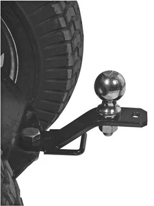 Quadboss Three-Way Hitch Adaptor Black - Picture 1 of 1