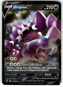 SWSH04: Vivid Voltage #106/185 Drapion V LP - Picture 1 of 2