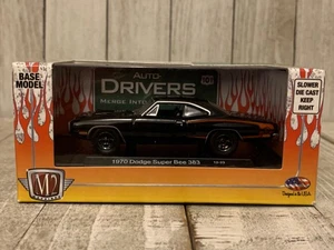 M2 Machines Auto Drivers 1970 Dodge Super Bee 383 Black 1/64 Die Cast Car #2 - Picture 1 of 6