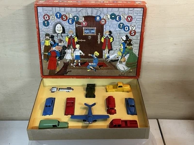 Vintage 1940s Tootsietoy Motors Set 5149 In Box READ Rol-Ezy Toys Complete - Image 1 of 4